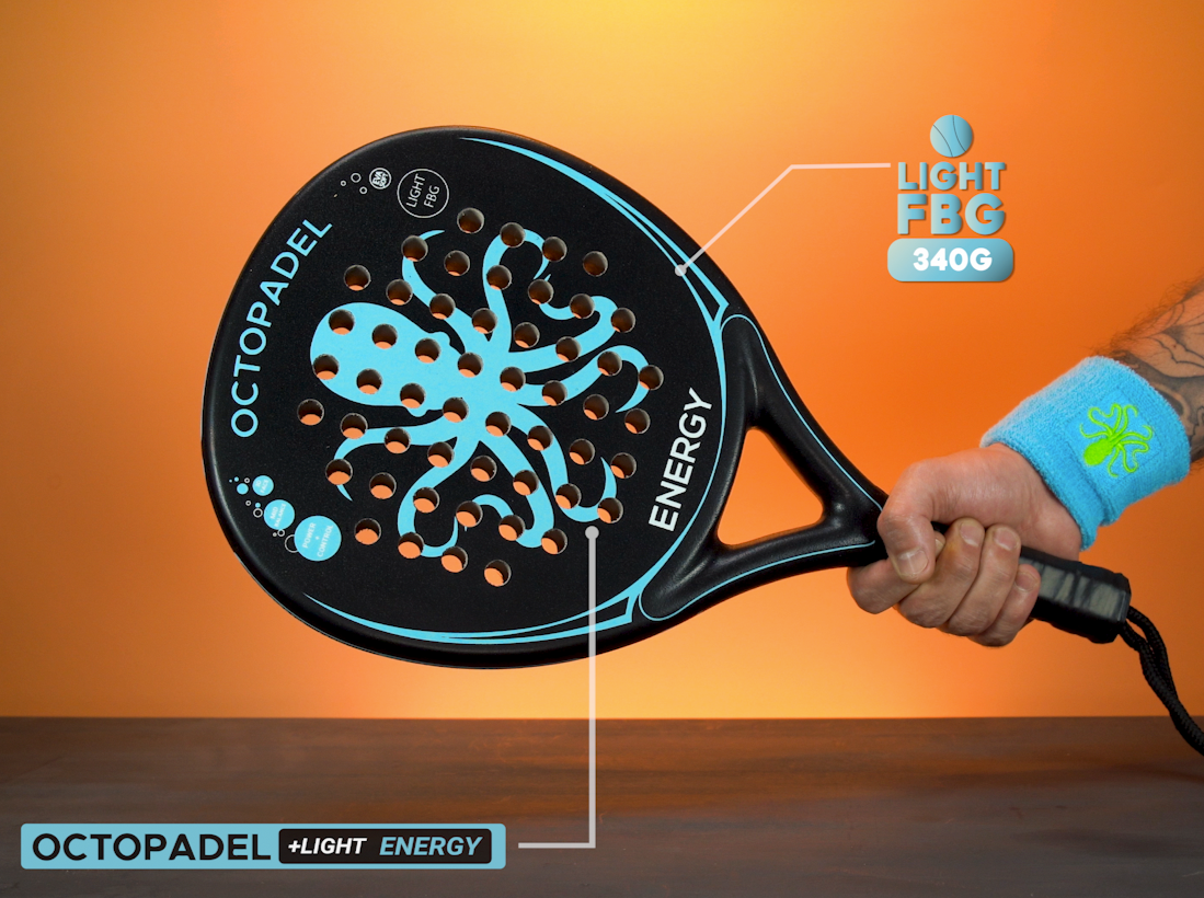Octopadel Energy - Light Padel Tennis Racket new 2024 model