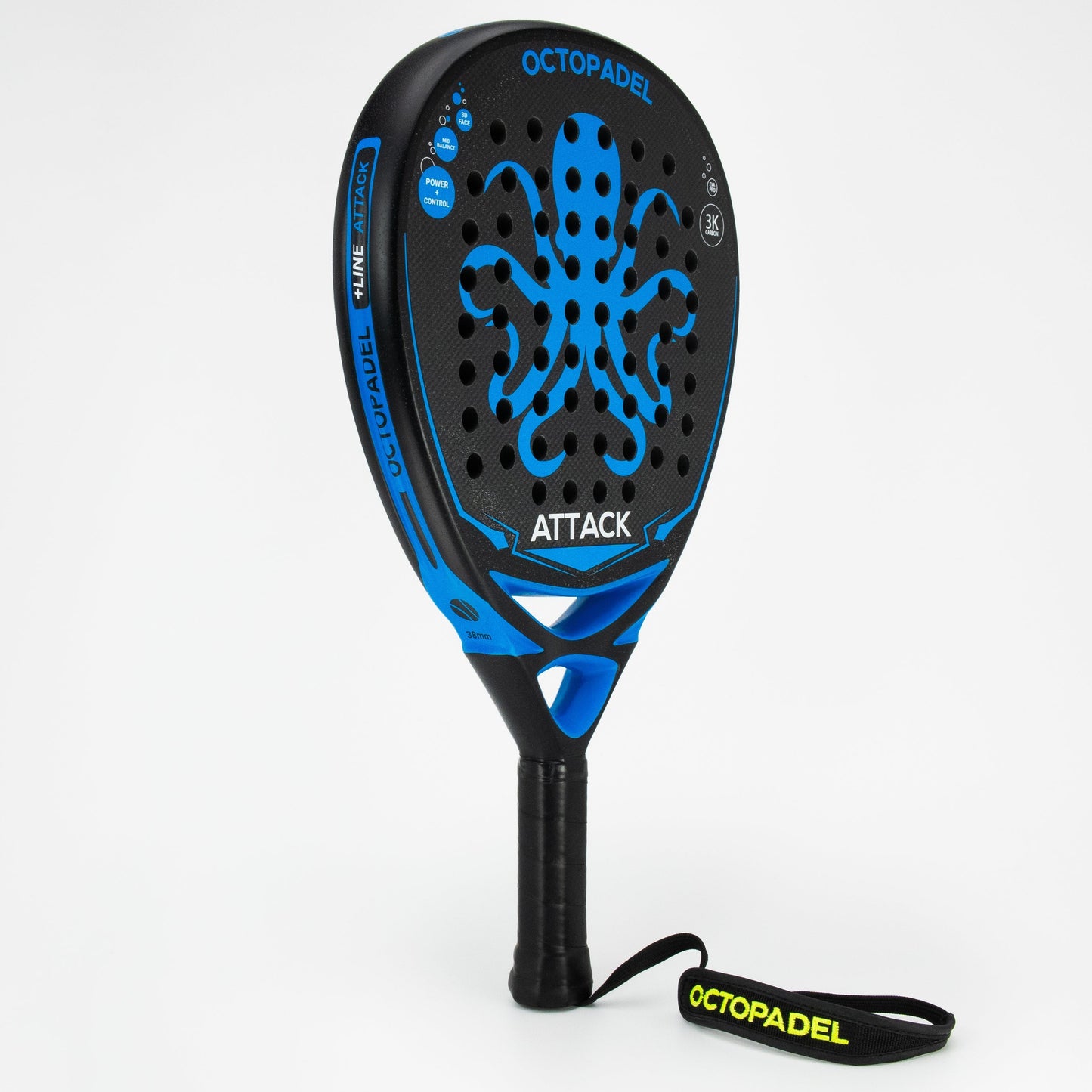 Octopadel Attack Padel Tennis Racket (Firm)