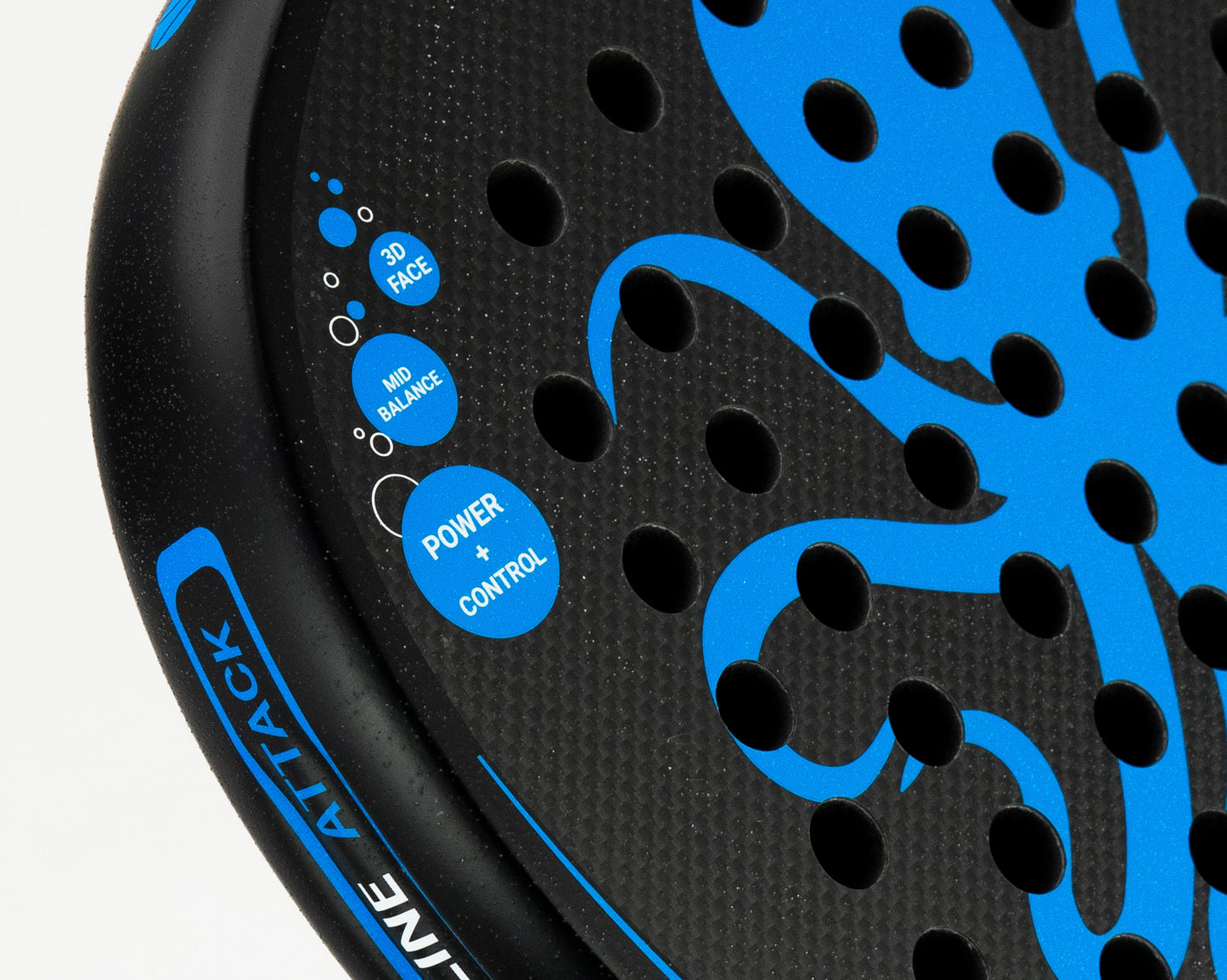 Octopadel Attack Padel Tennis Racket (Firm)